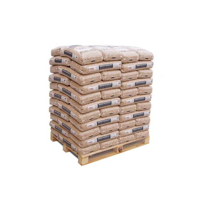 PELLETS DE MADERA DE LLAMA ALEMANA 72 SACOS DE 15 KG